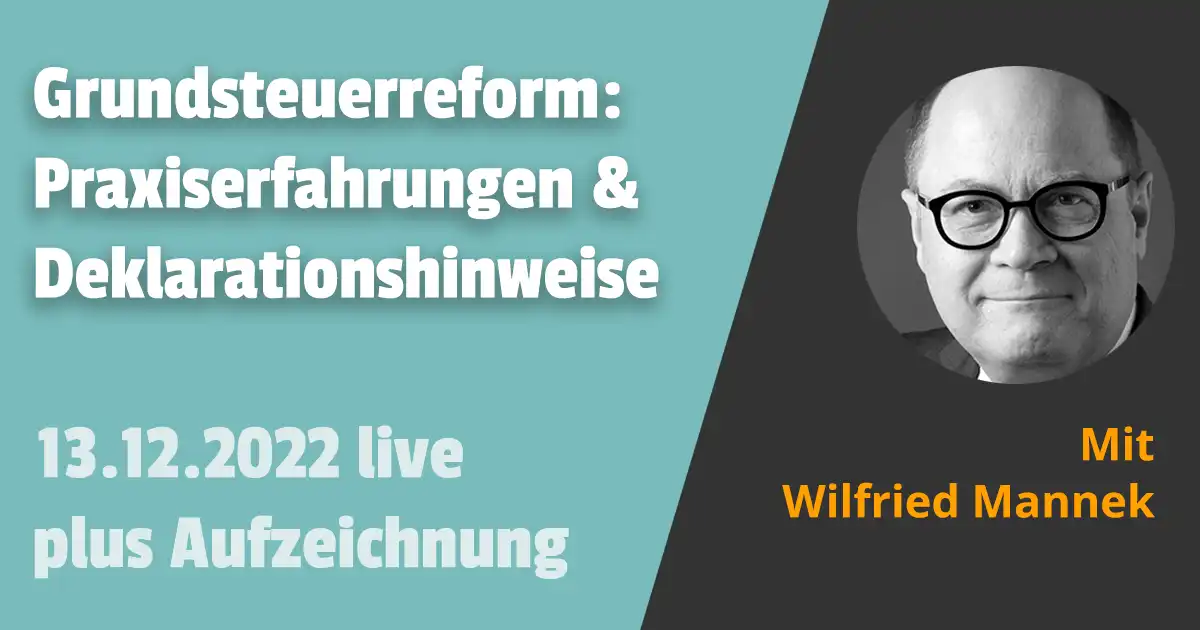 Schwerpunkte des Seminars ist das verabschiedete wertabhängige Bundesmodell. Das Seminar erläutert anschaulich die erforderlichen Berechnungsschritte bei den bebauten und unbebauten Grundstücken. Die abweichenden Modelle sind nicht Gegenstand des Seminars.